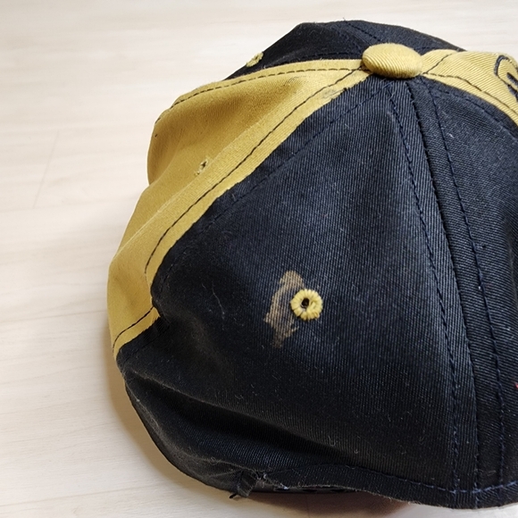 Vintage New Orleans Saints Panel Spellout State Snapback Hat - Picture 4 of 8